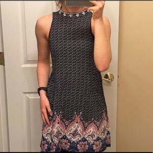 Print Halter Dress